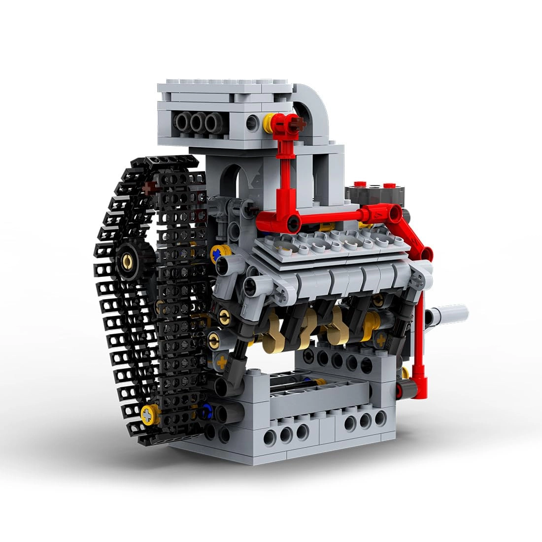 ConGamefun V8 Engine Model Kit - Architecture