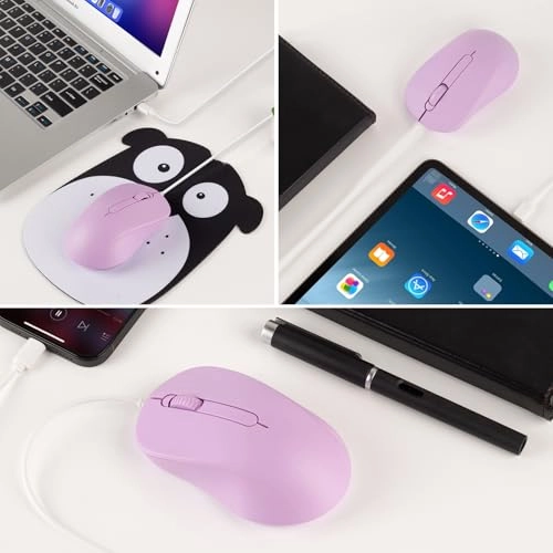 Wired USB C Mouse - USB