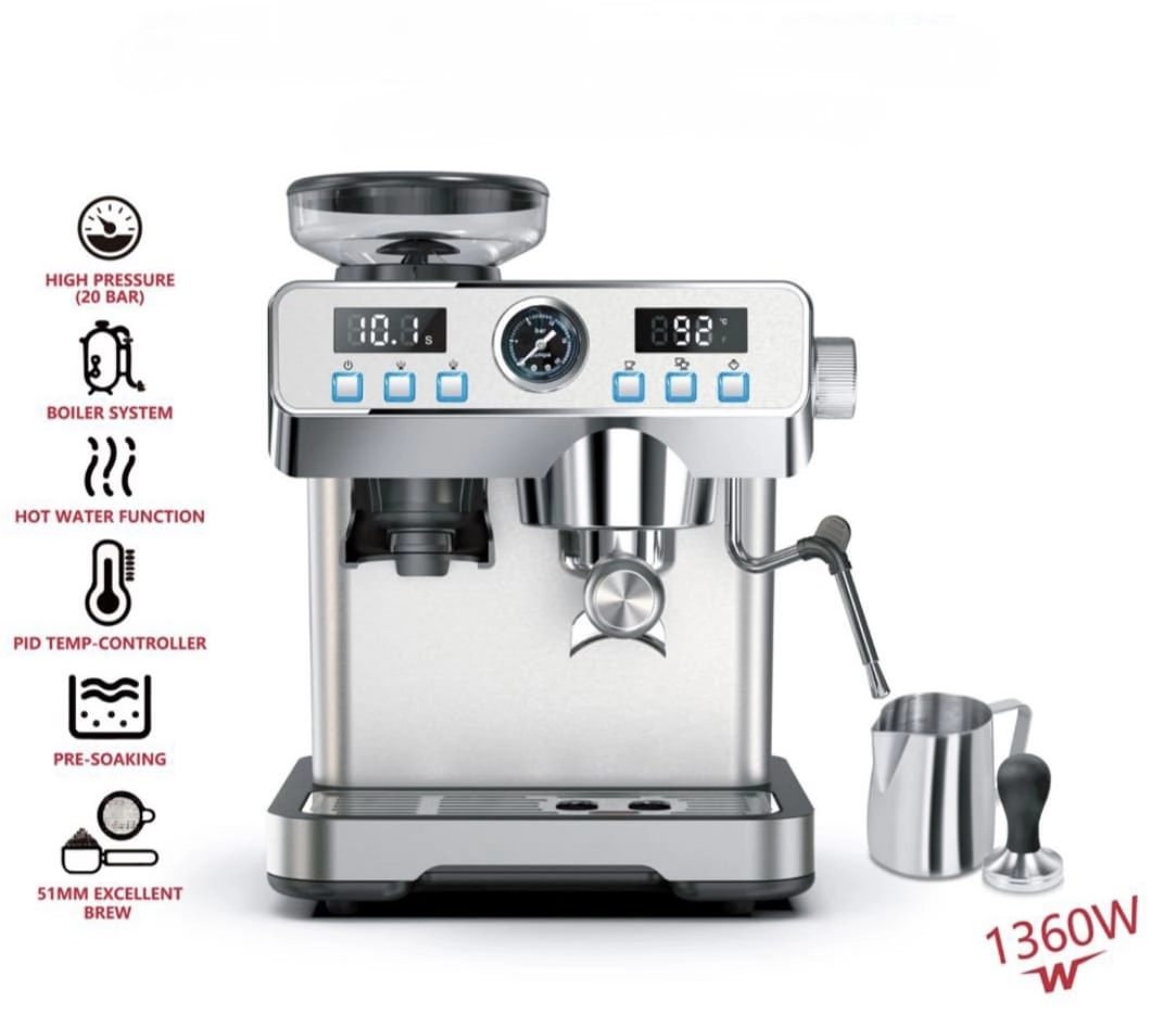 20 Bar Professional - Digital Display 51mm Portafilter