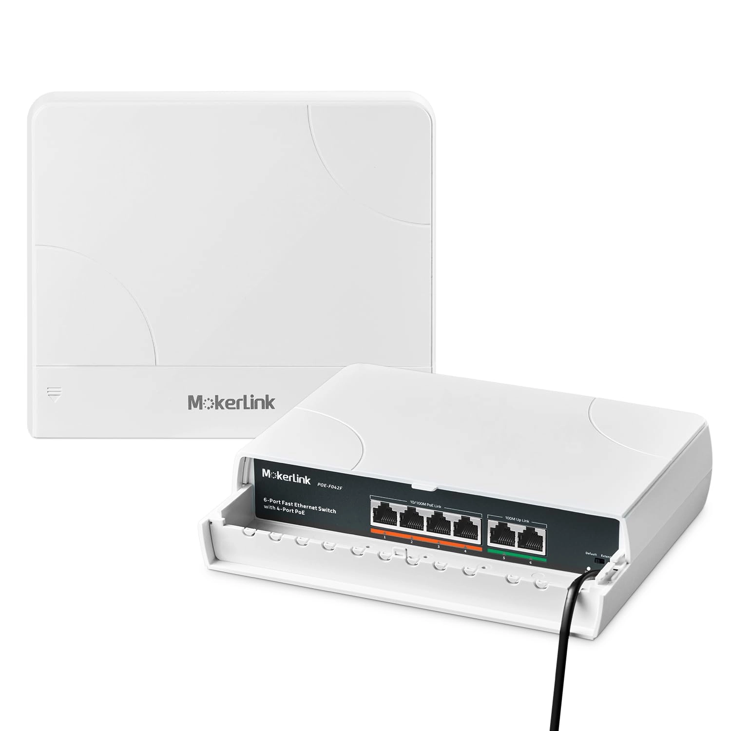 MokerLink 4 PoE + 2 FE 6-Ports