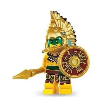 LEGO Mini Figure Aztec Warrior (8831)