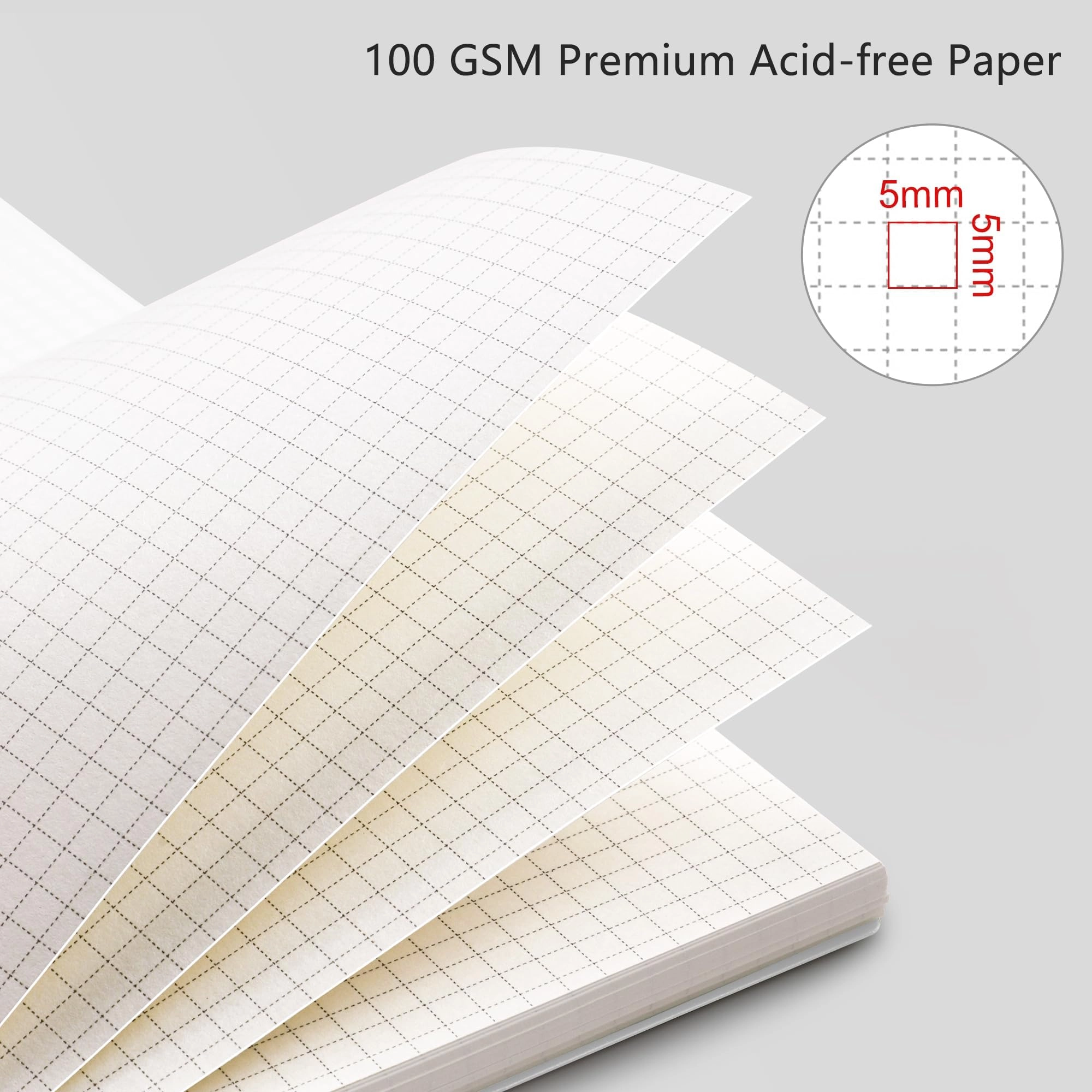 Spiral Notebook A5 Spiral - Grid 80 Sheets