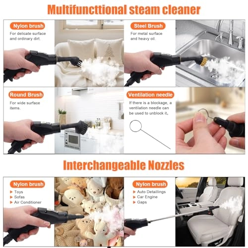 Handheld Steam Cleaner - 3.5 Bar 1.2L