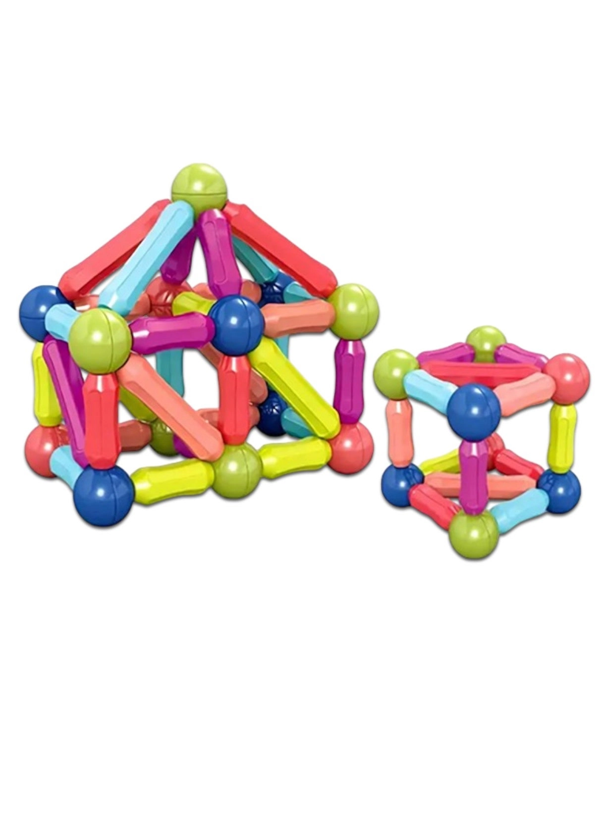 Magnetic Balls and Rods Set - Montessori STEM