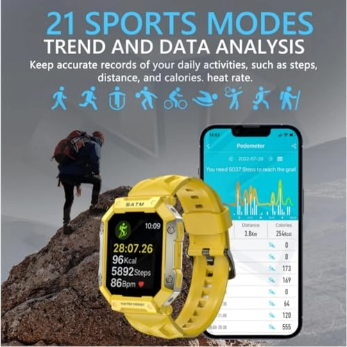 Smart Watch 44.3mm Zinc alloy+ABS