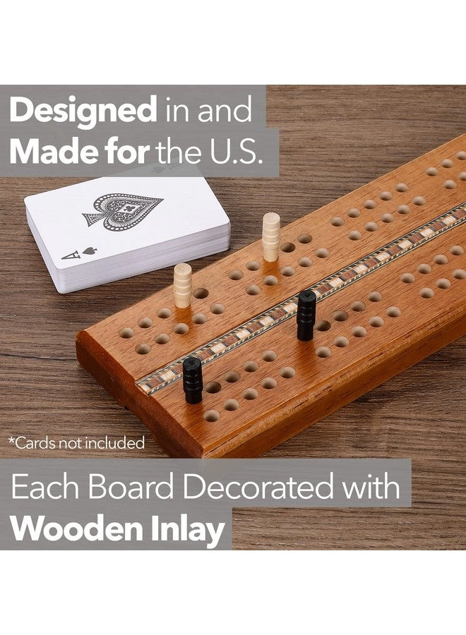 Cribbage Board - Double Track Italian Inlaid