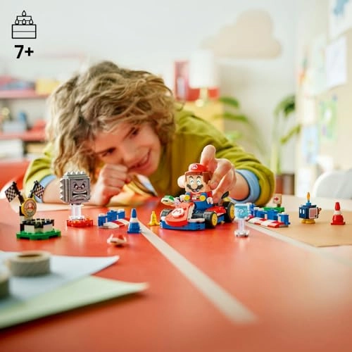 Super Mario LEGO Interactive Mario & Standard Kart (72043) - 3 Figures Toy Race Course