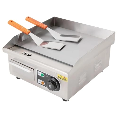 Commercial Electric Griddle - 35.5cm 2000W