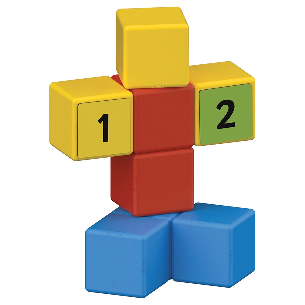 Magicube Math Building And Clips - 55 pcs