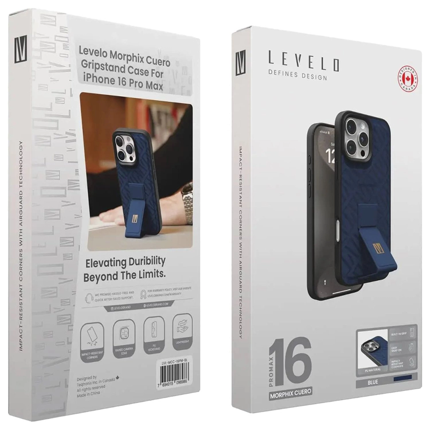 Morphix Cuero Gripstand Case for iPhone 16 Pro Max