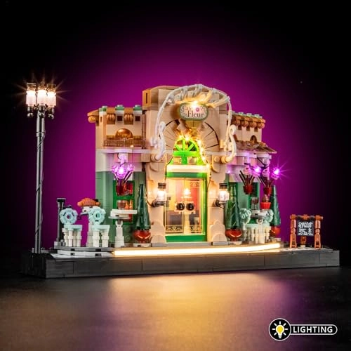 Light Kit for LEGO Icons French Cafe 10362 - Plastic 1