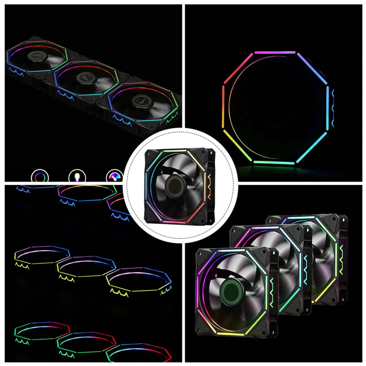 Magnetic Bearing Silent Cooling Fan - 1 fan(s) 120mm