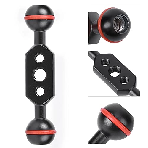 Double Ball Head Light Arm - Aluminum Alloy 3"