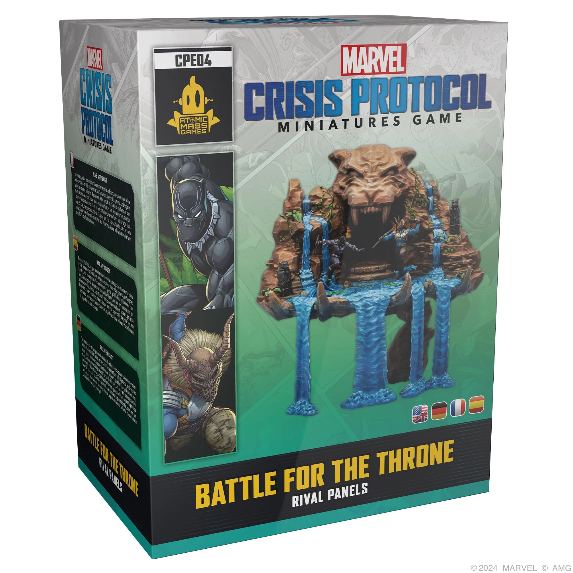 Asmodee Marvel: Crisis Protocol: Battle for the Throne - Rivals Pack - Wakanda Showdown