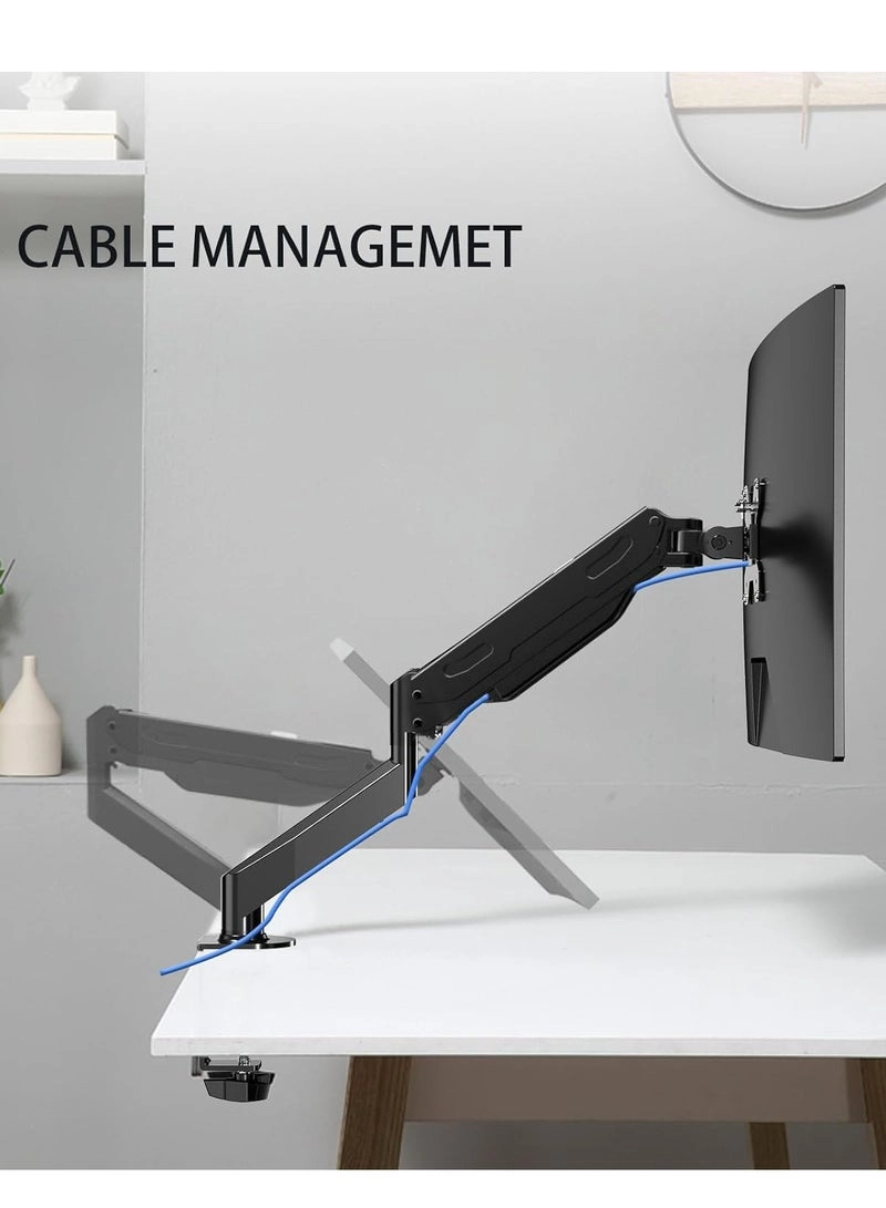 Single Monitor Arm - Single 13-32 Inch VESA 75x75/100x100mm