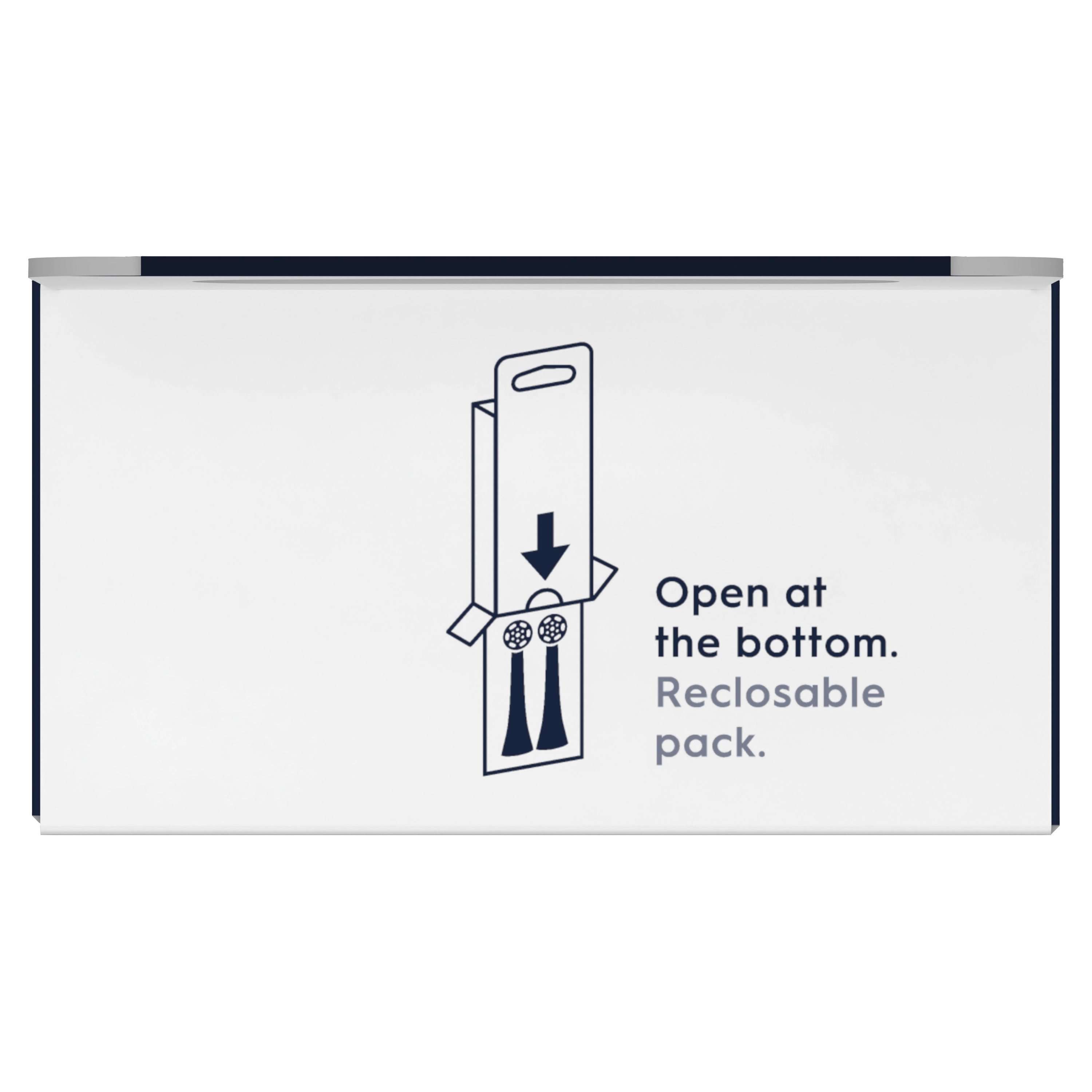 Gum Care Replacement Brush Heads - 3 Pack ROUND White