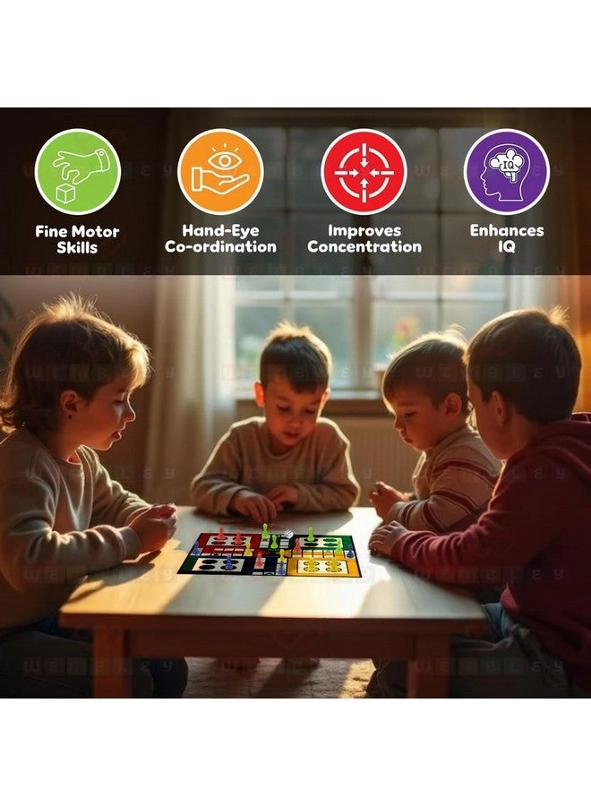 6 in 1 Classic - Ludo Snake & Ladder Chess