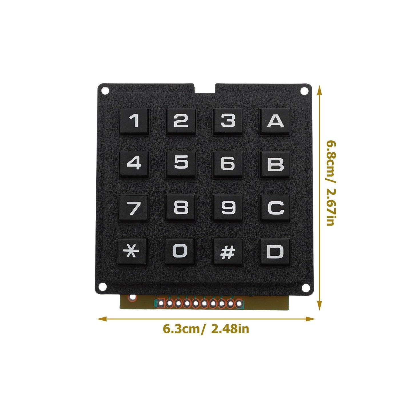 16 Keys Matrix Keypad