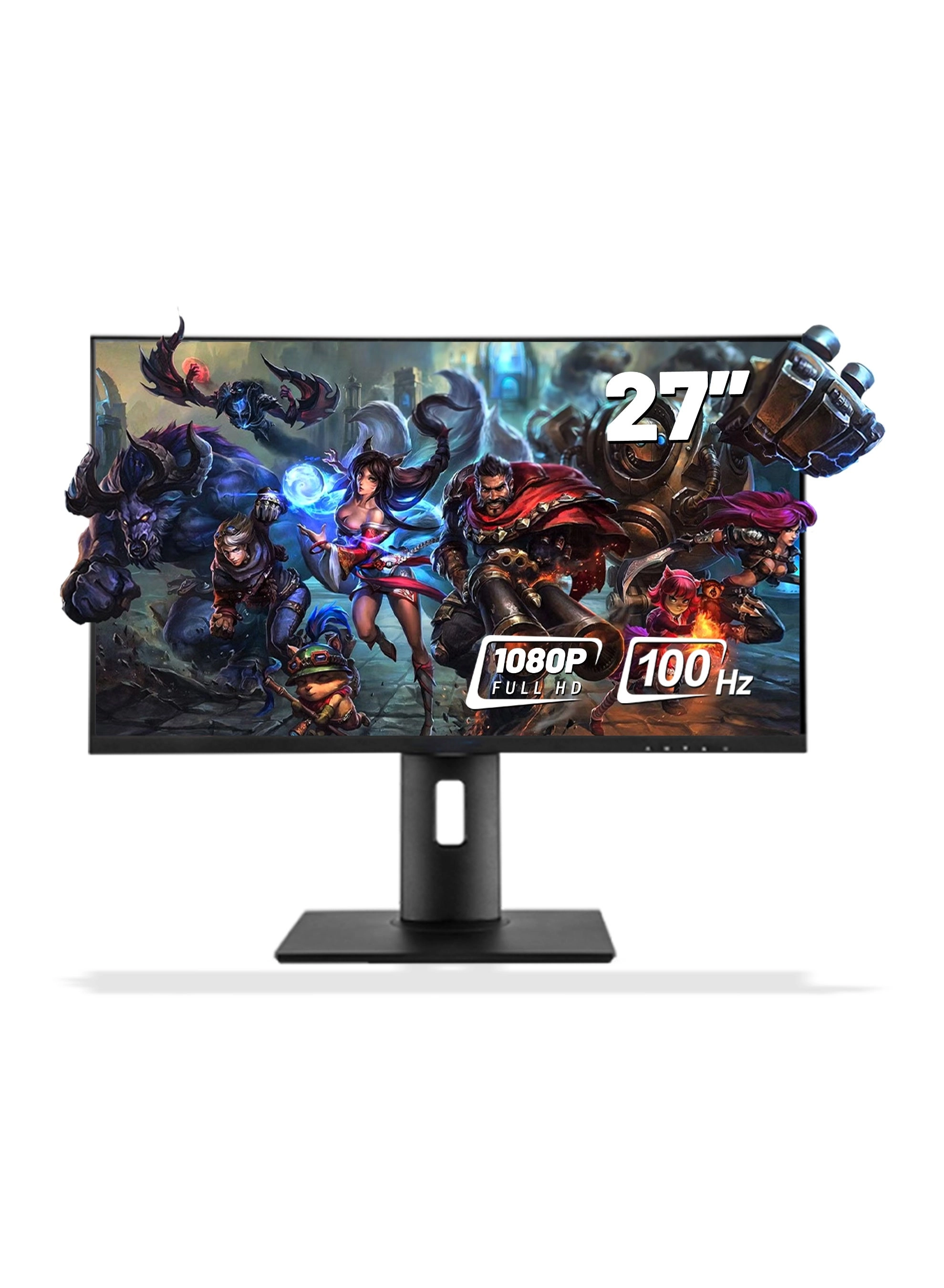 Chiller PC - 16GB 1TB i5-14400F + 27" FHD Monitor + Keyboard + Mouse + Mousepad + Headset