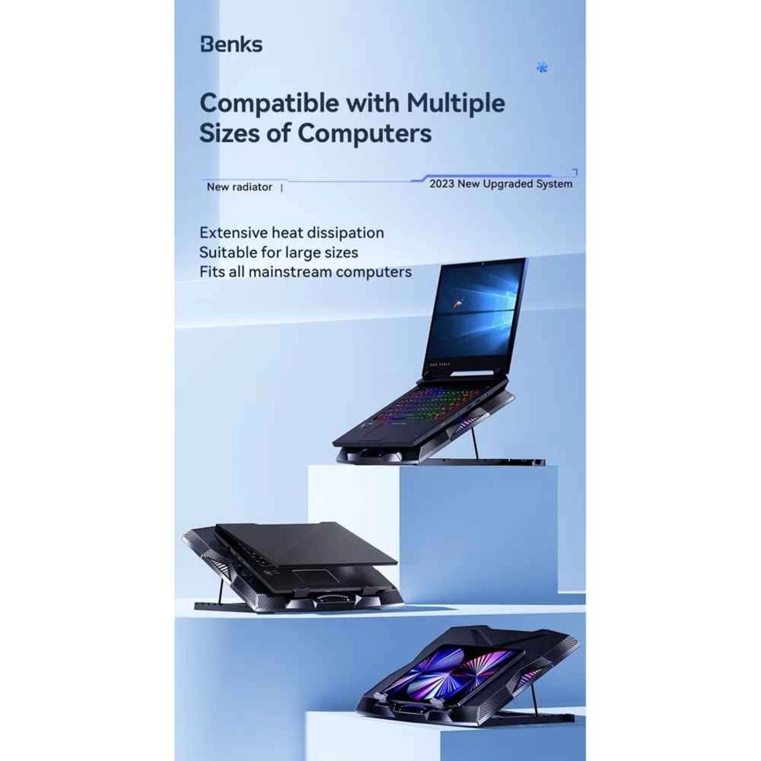 SR08 - Cooling Pad RGB 4600RPM