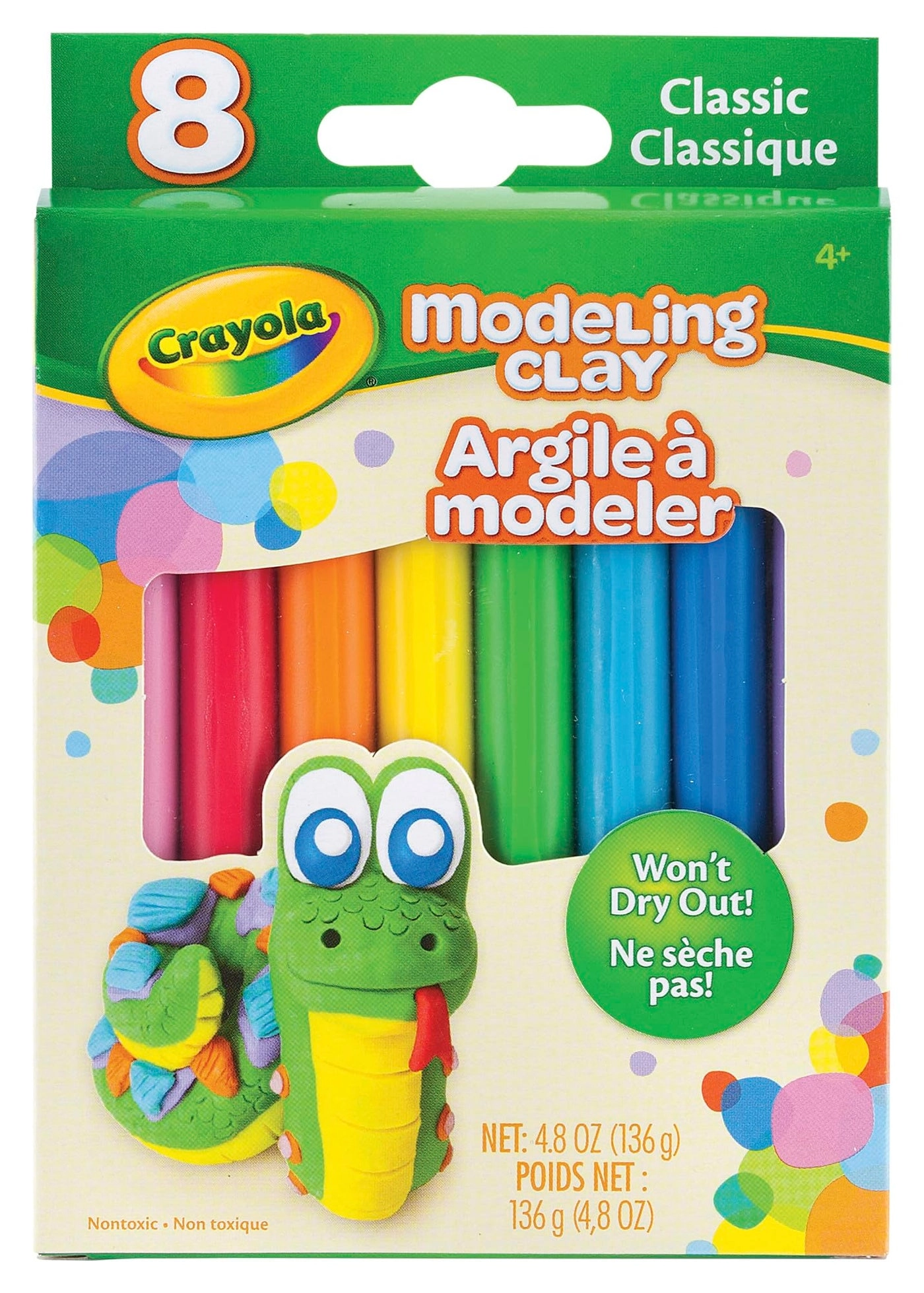 Crayola Modeling Clay - CRAYONS 150g 8pcs.