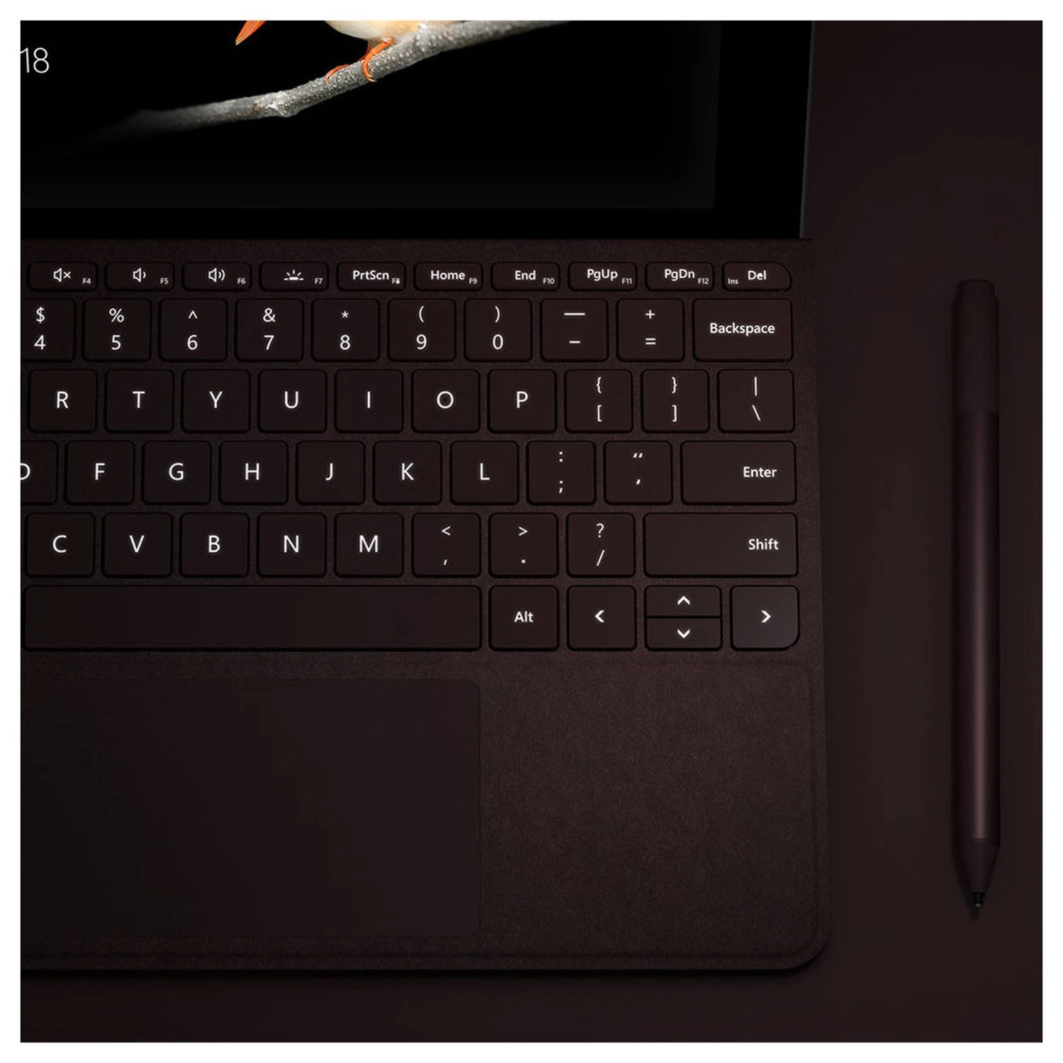 Keyboard Case with Magnetic Attachment for Surface Go
