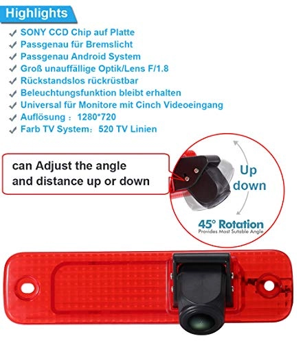 Reversing Camera - Night vision 1280 x 720