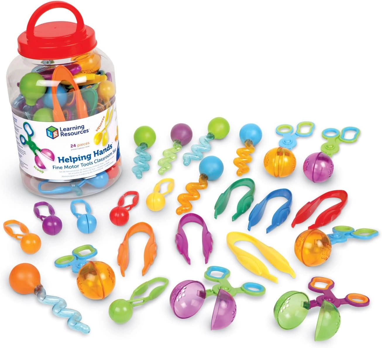 Helping Hands Fine Motor Tools Classroom Set - 3+ Years 24 piece(s)