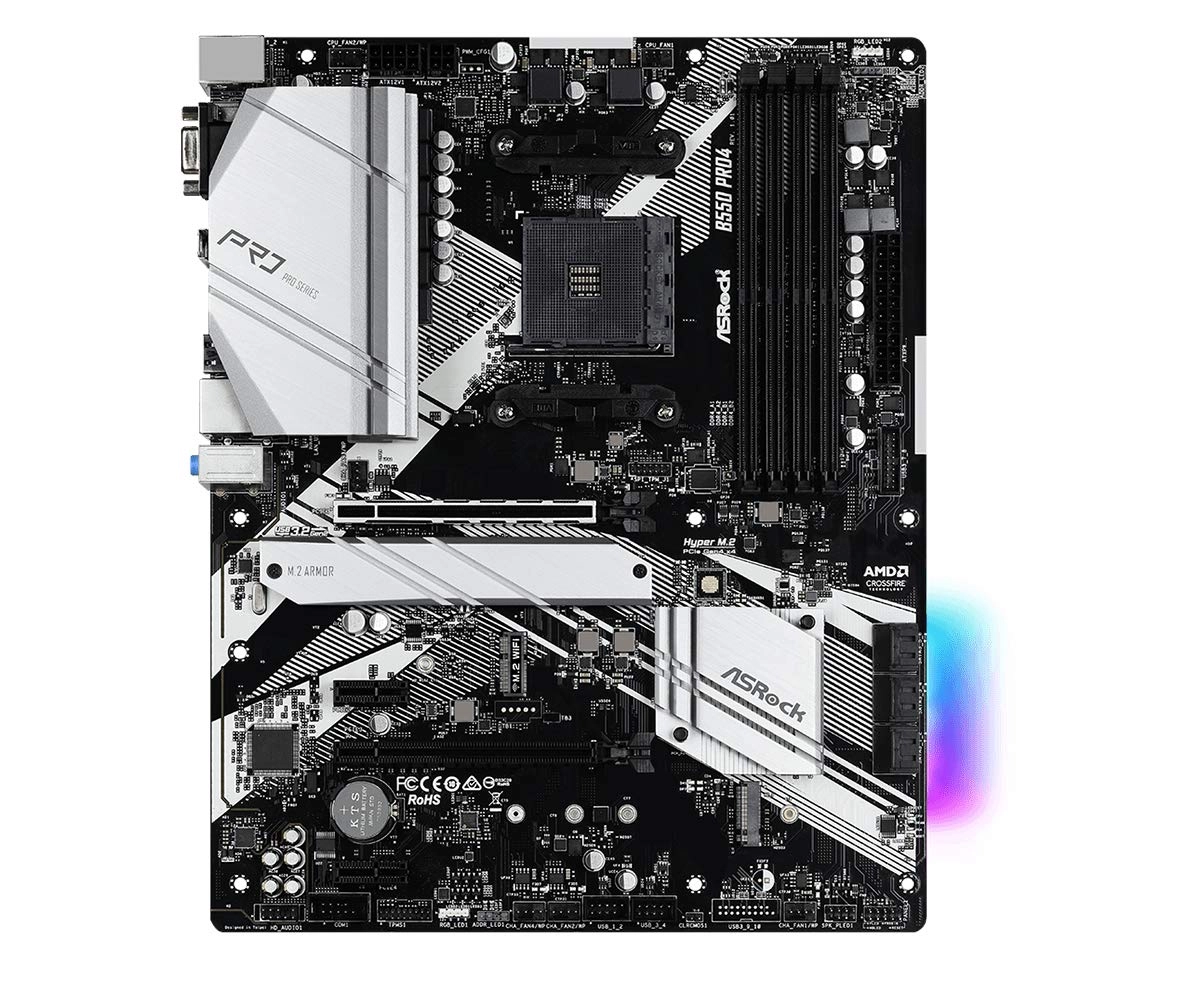 B550M PRO4 - DDR4 4733+ (OC) Supports 3rd Gen AMD AM4 Ryzen