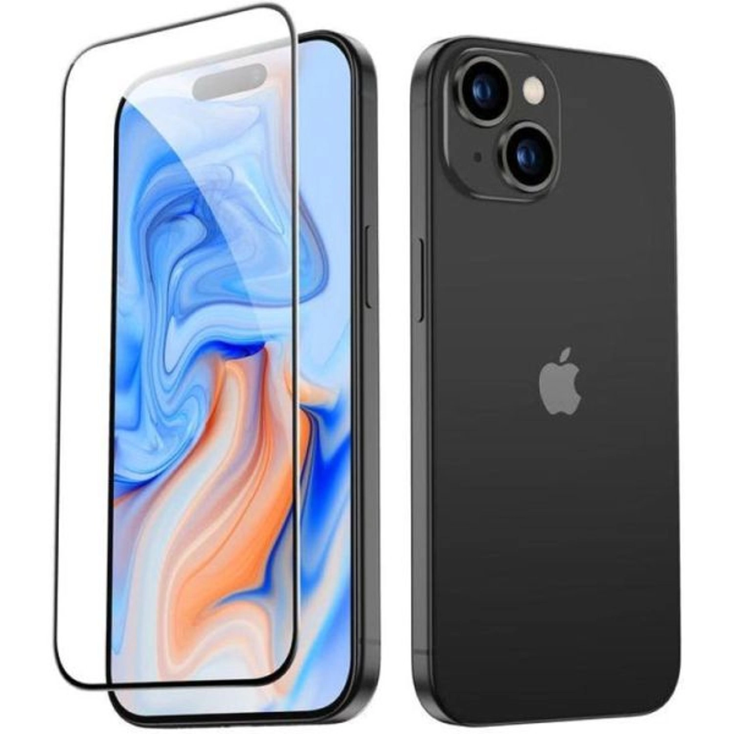 Clear Tempered Glass Screen Protector for iPhone 15 Plus