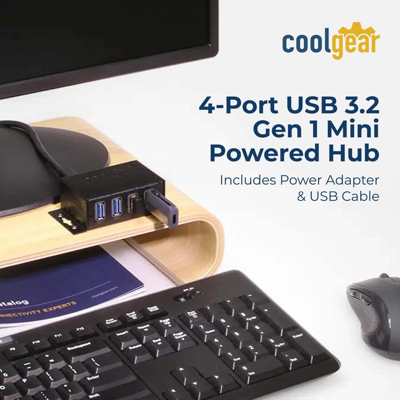 USB 3.2 Gen 1 4-Port Industrial Hub - Type B connector