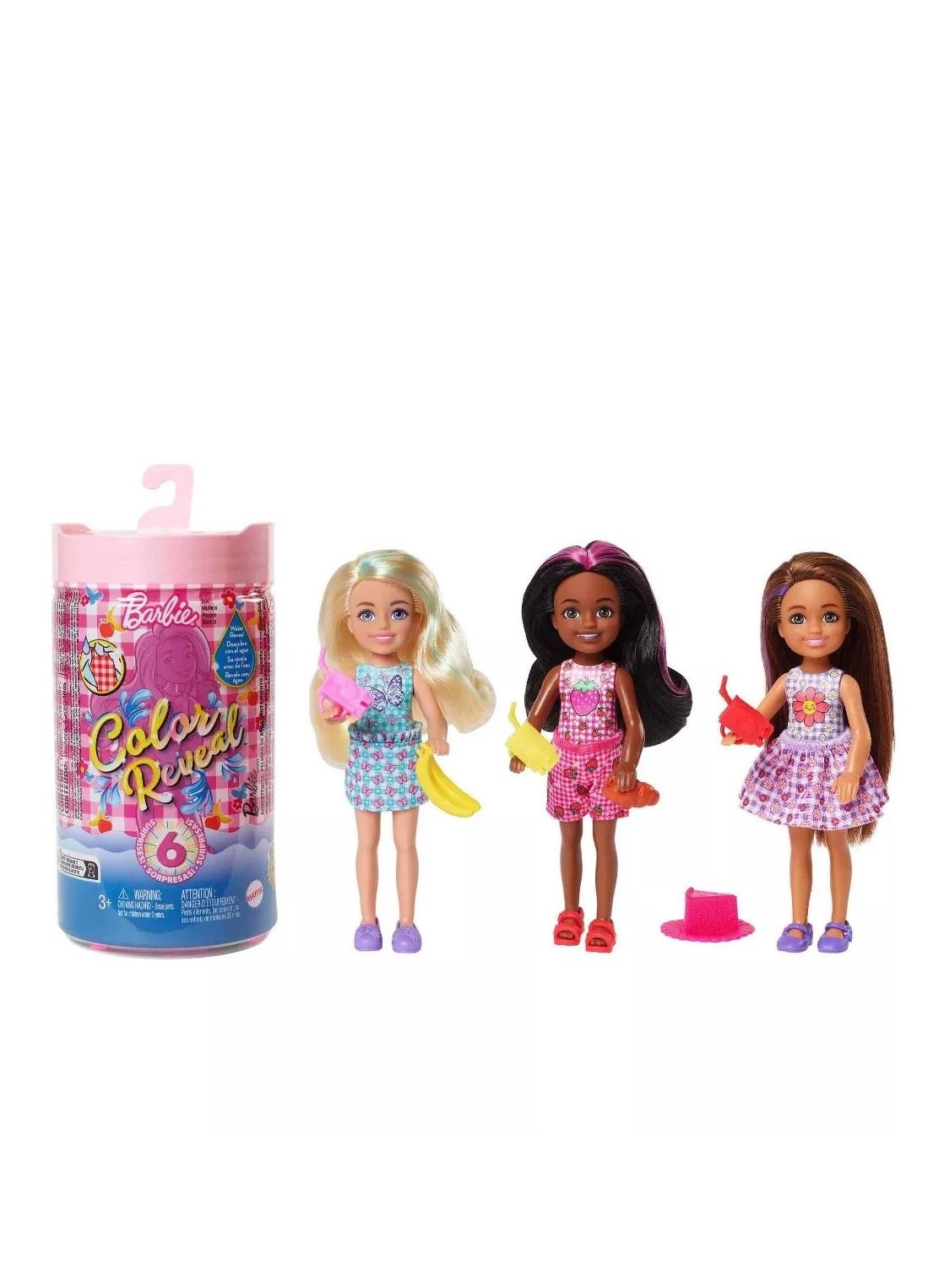 Chelsea Color Reveal Doll - Picnic Series Multi-color Ages 3+