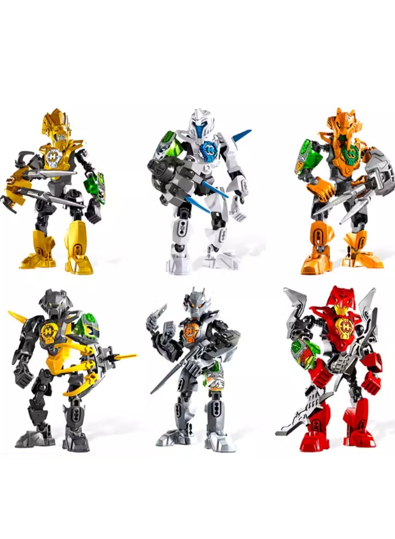 Generic Hero Factory Building Block Robot