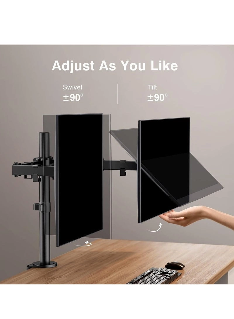 Dual Monitor Stand - Dual 13-32 inch VESA 75/100mm