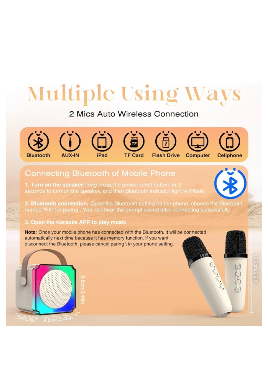 karaoke speaker - 3-12 years old