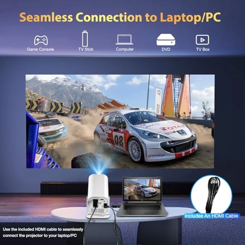 Mini Projector 300 ANSI lumens 1920 x 1080