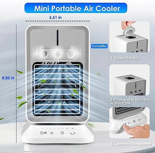 Portable Air Cooler - USB 4 In 1