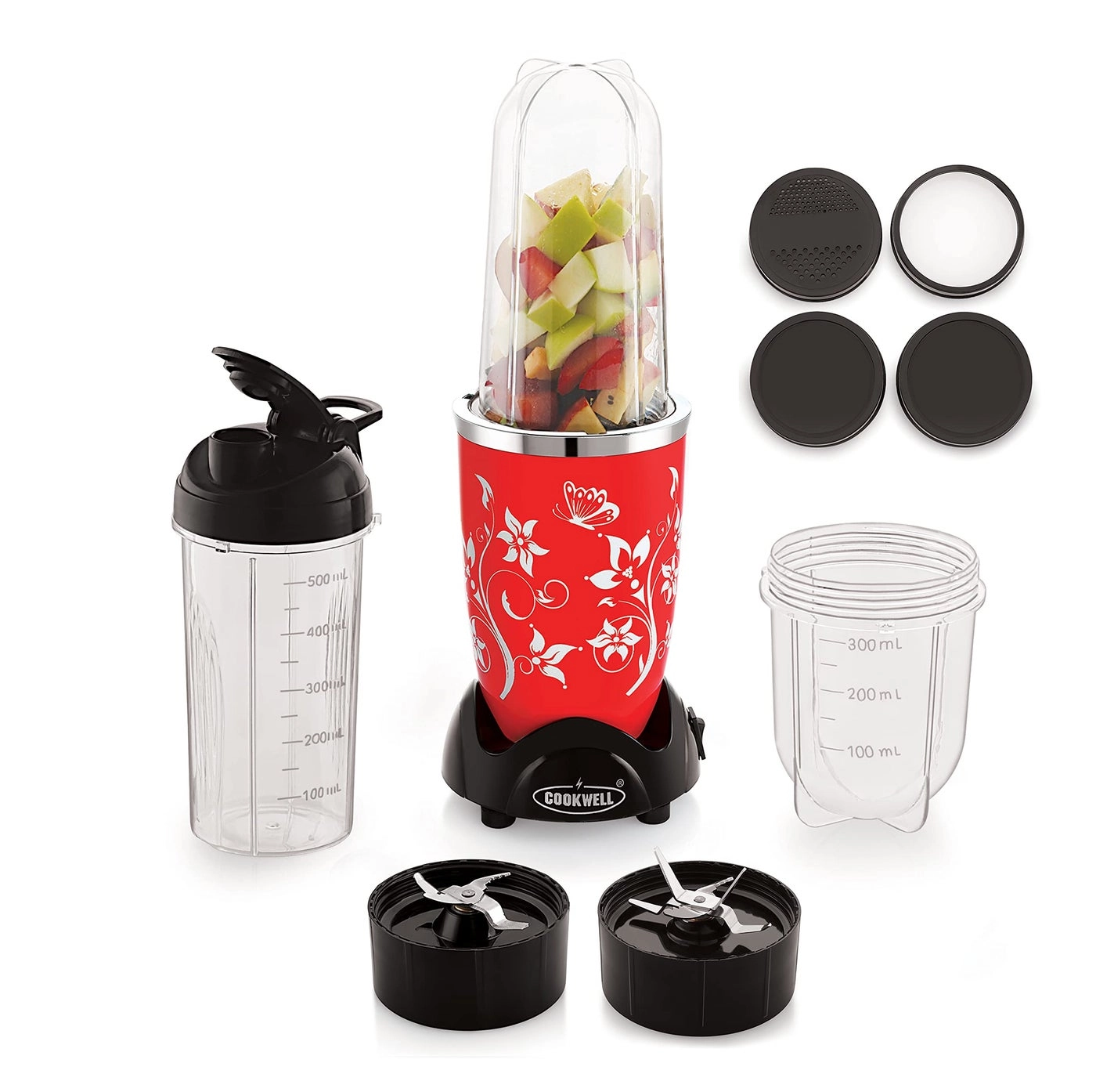 COOKWELL Nutri Blender - 5 Jar 3 Blade Black