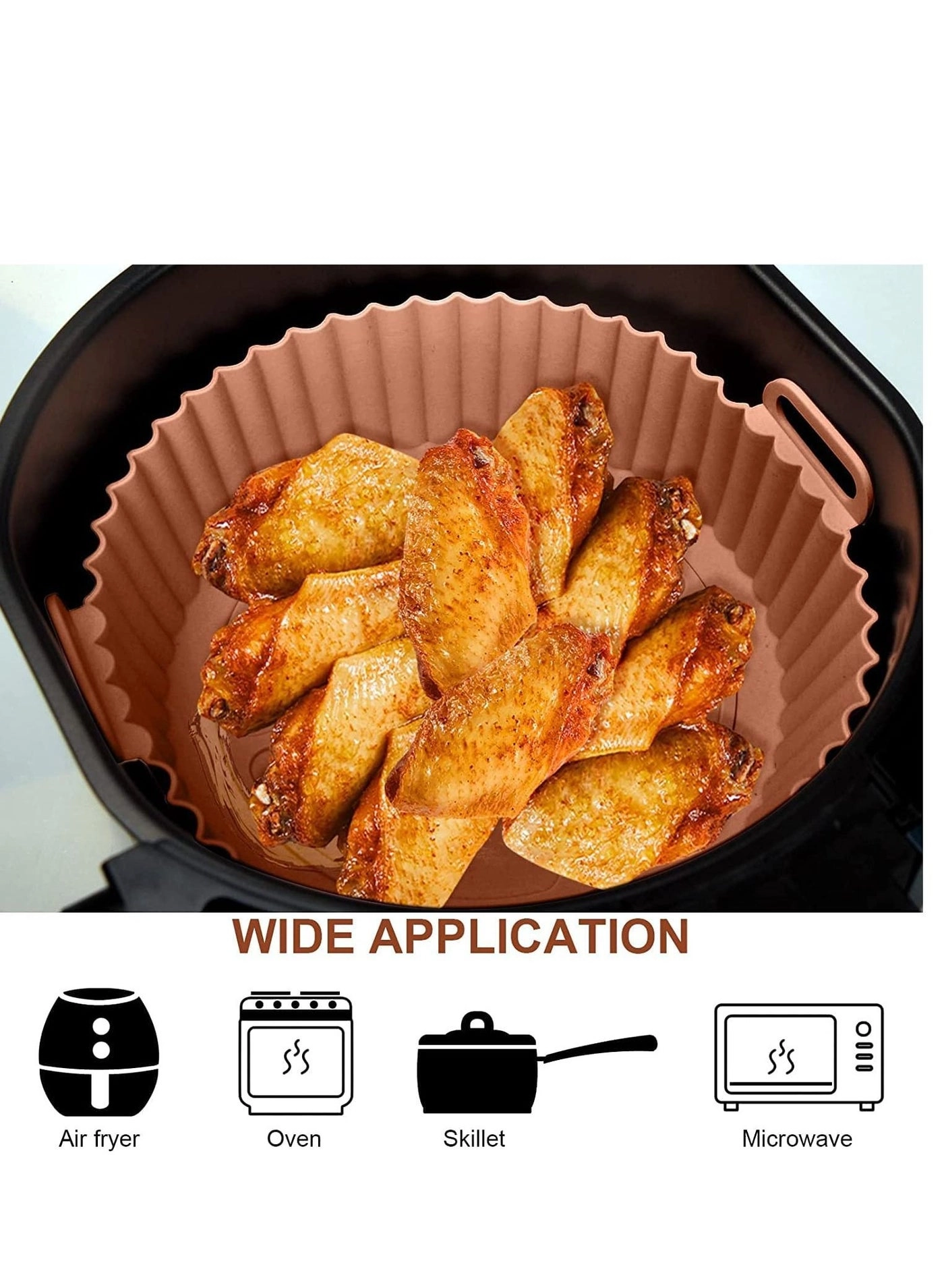 Air Fryer Silicone Liner - food grade silicone 2 piece(s)