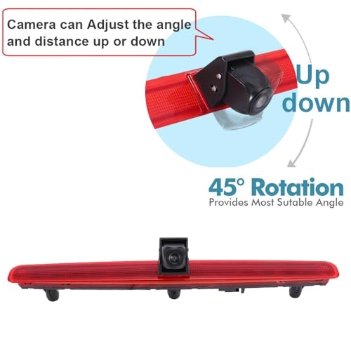 Brake light reversing camera - Night vision 628 x 586 pixels