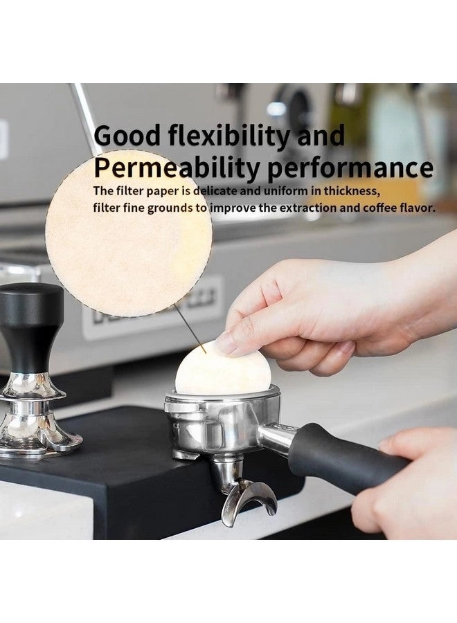 Disposable Coffee Tea Filters - 58mm Unbleached 100 Count