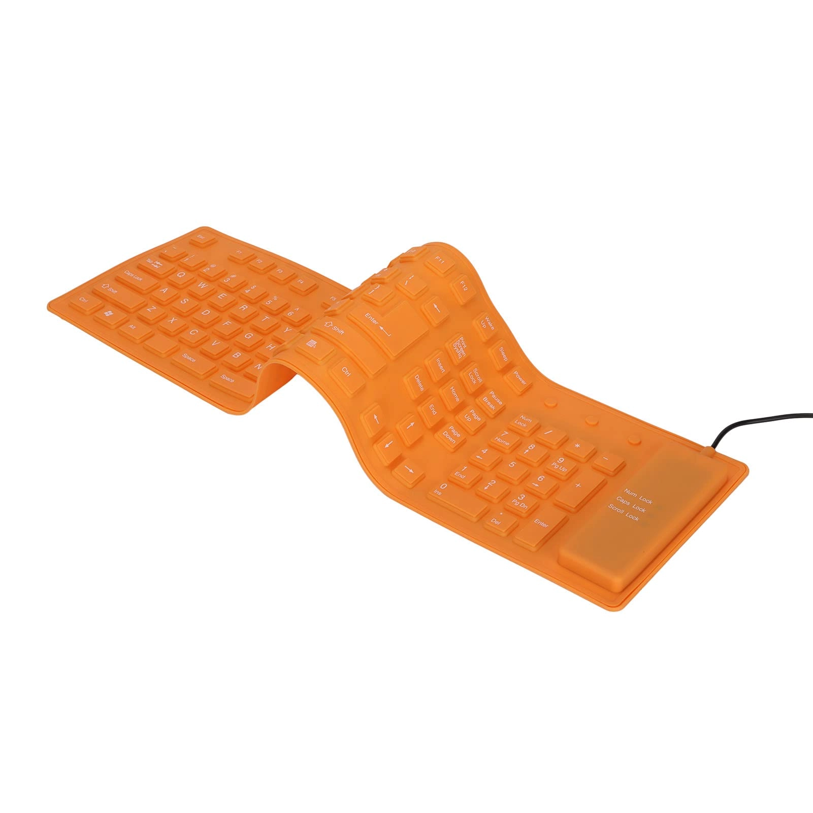 Foldable Silicone Keyboard - Wired