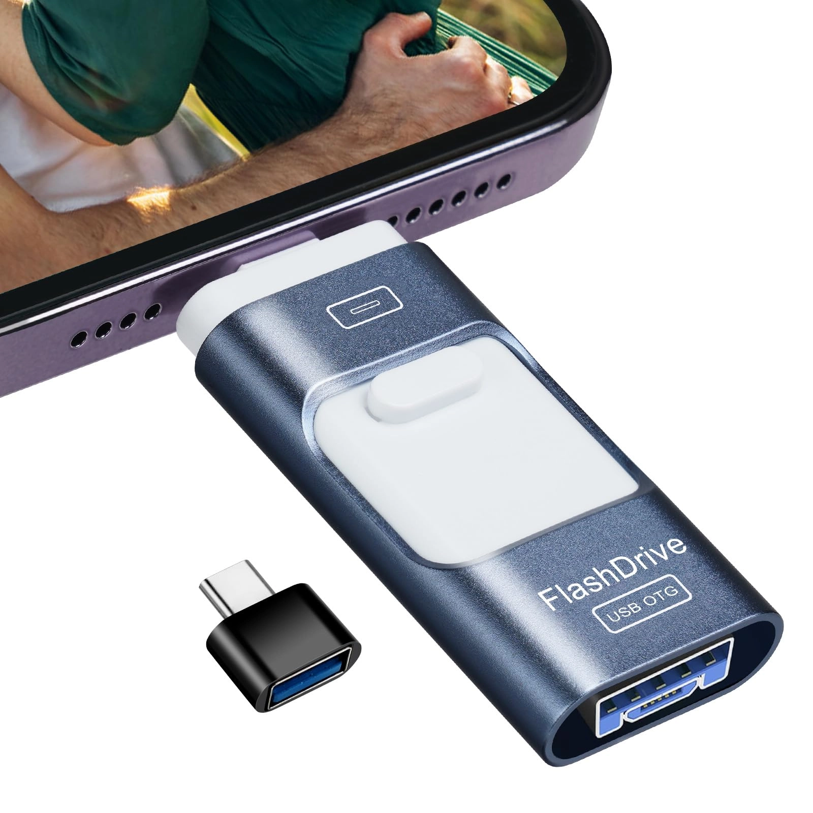 Ouuze 4 in 1 USB Flash Drive - USB 3.0 Type-C 64GB