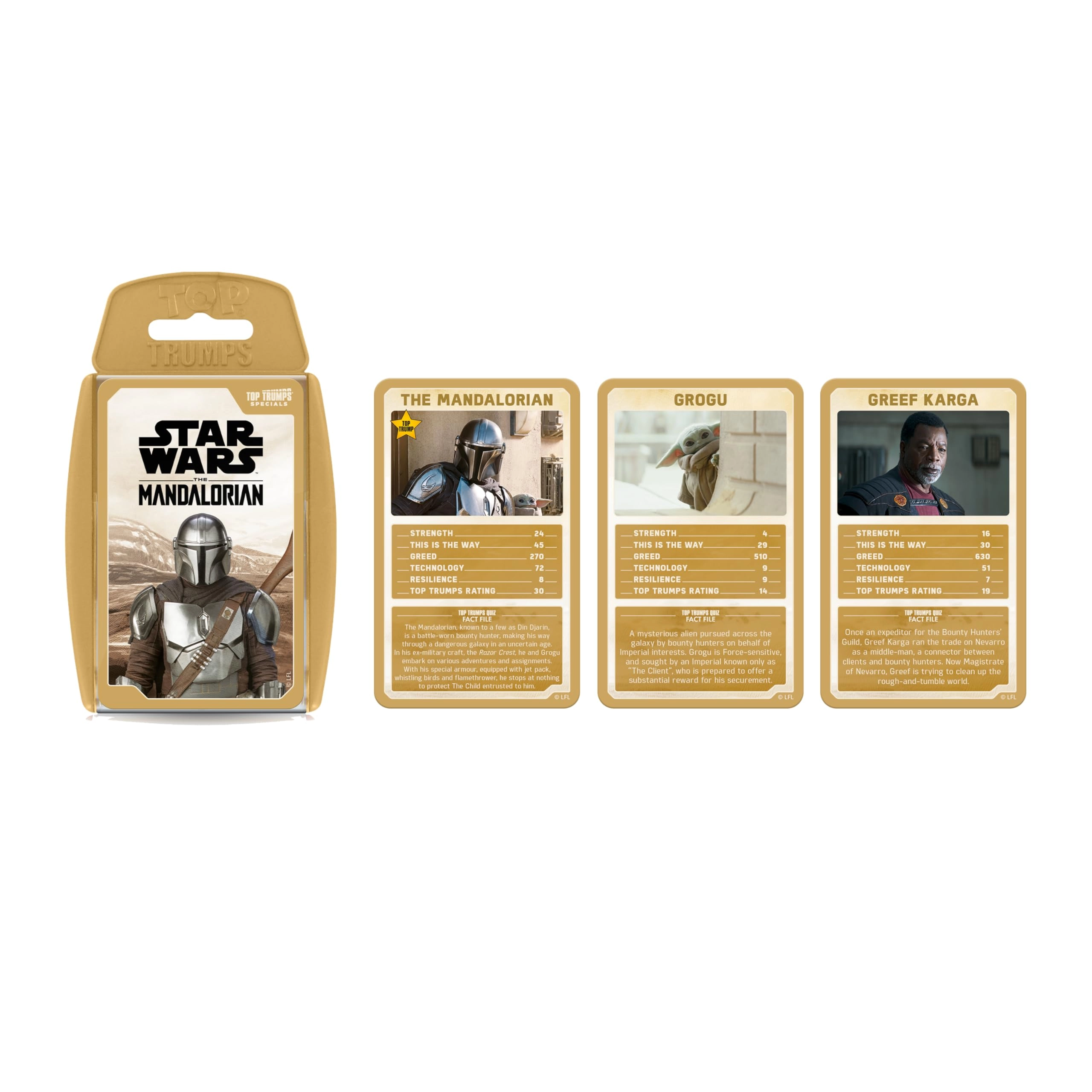 Top Trumps Star Wars Mandalorian - Card Game