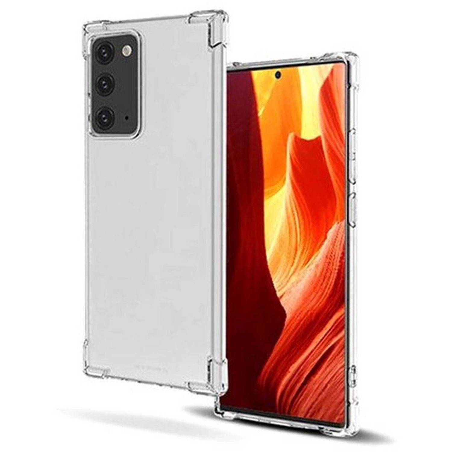 Hyphen Drop Protection Clear Case Thermoplastic Polyurethane for Samsung Galaxy Note20