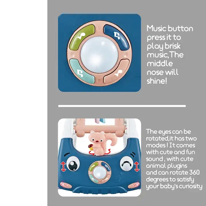 Luke Activity Baby Walker - Light Blue 9 Months