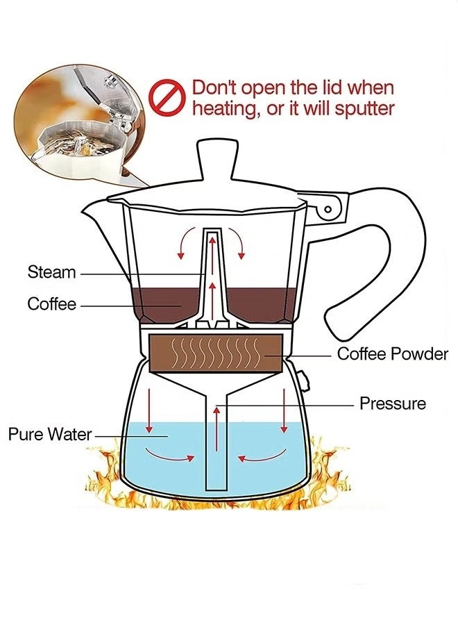 Moka Pot - 3 CUP 150ML
