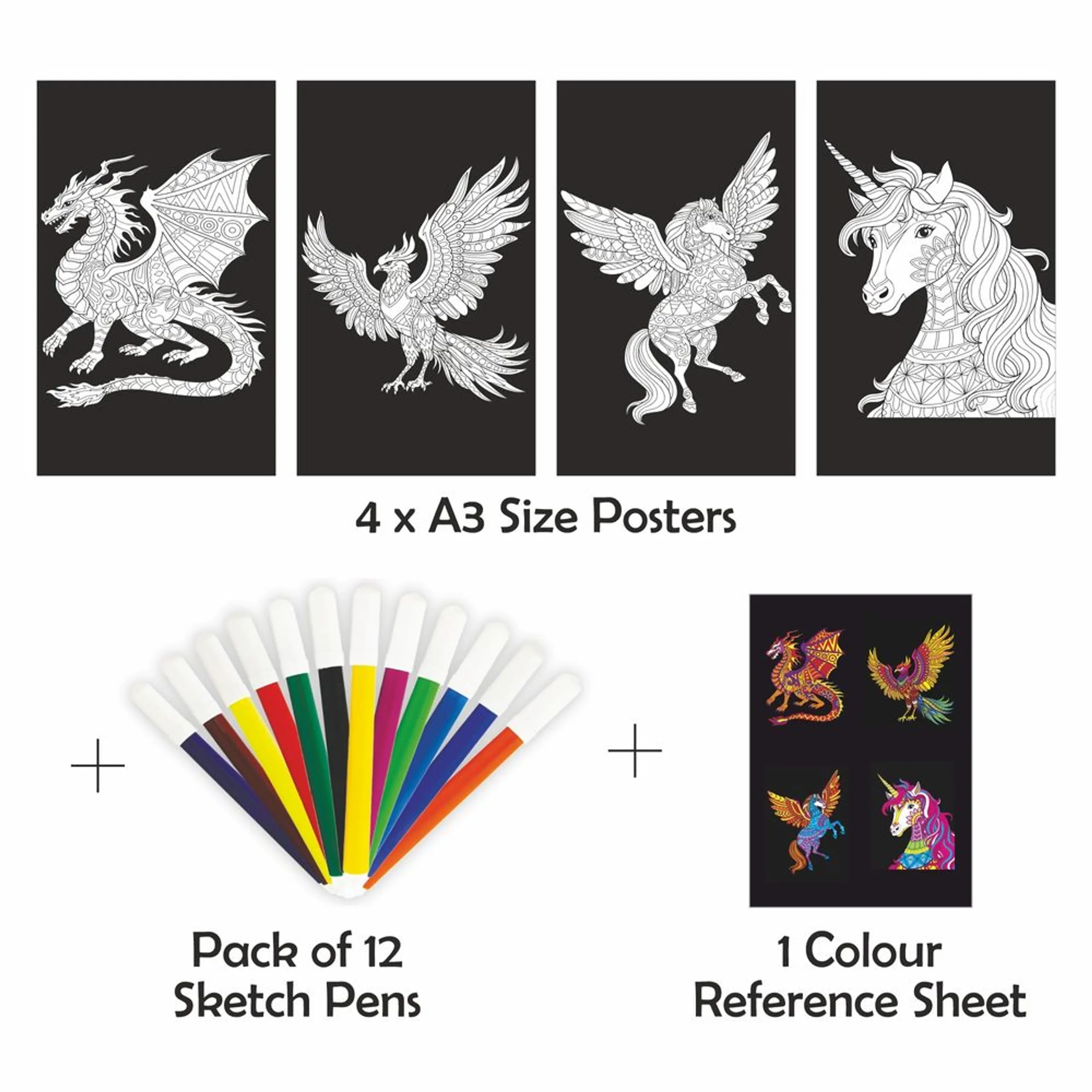 Contrast Coloring Kit - 5+ years