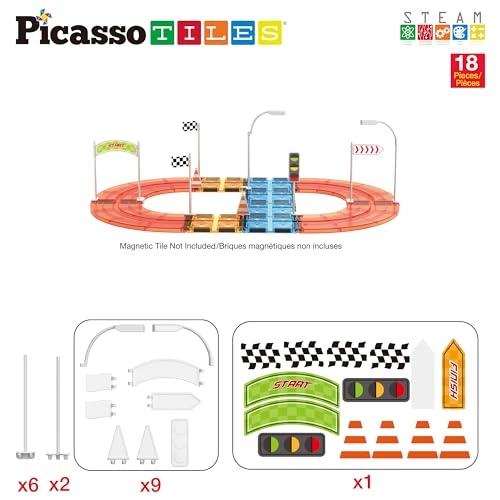 Magnet Race Track Add-On - 18pcs