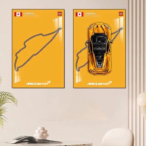 Technic McLaren P1 (42172) - Wall Plate Only Circuit Guille Villeneuve in Canada